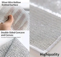 Dishwashing Rags Stainless Steel Scrubber Pack Of 5
