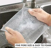 Dishwashing Rags Stainless Steel Scrubber Pack Of 5