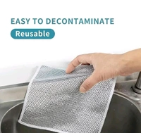 Dishwashing Rags Stainless Steel Scrubber Pack Of 5