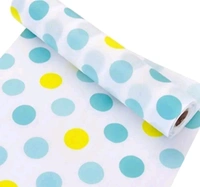 Antislip Kitchen Cupboard Liner Mat Roll Drawer (30x300 cm, Multicolour) - 1Roll - 1Roll