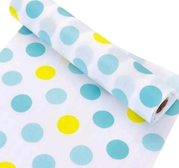 Antislip Kitchen Cupboard Liner Mat Roll Drawer (30x300 cm, Multicolour) - 1Roll - 1Roll