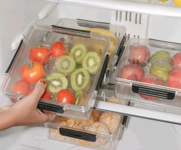 3pc (2000ml) Fridge Storage Container 