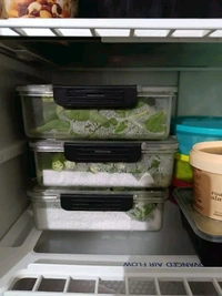 3pc (2000ml) Fridge Storage Container 