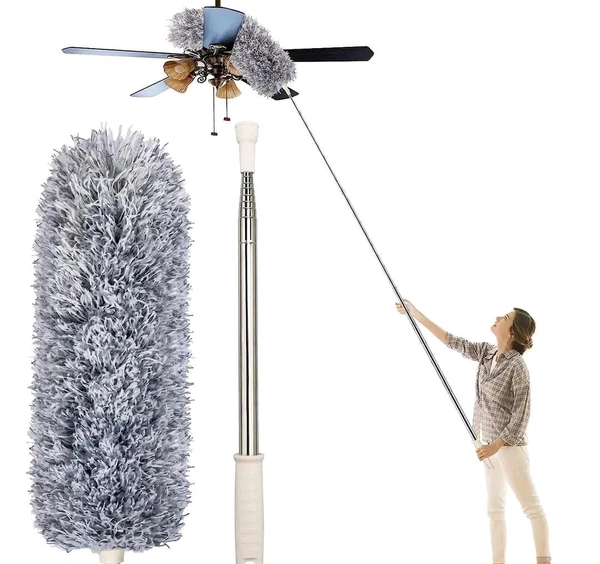 Foldable Microfiber Fan Cleaning Brush
