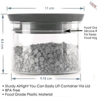 6pc 500ml airtight BPA free Plastic jar 