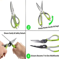 10 In 1 Multi-Purpose Kitchen Vegetable Cutting Scissor