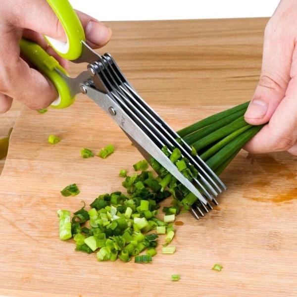 Multi-Functional Stainless Steel Kitchen 5 Layers Scissors  