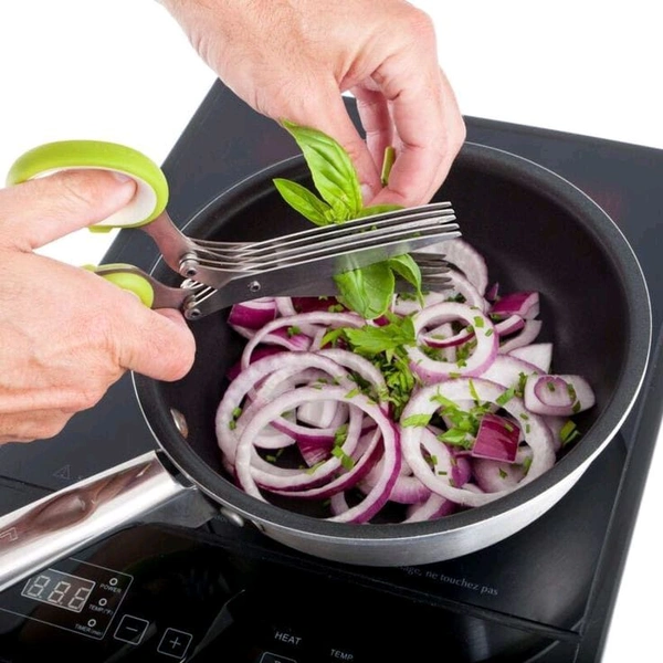 Multi-Functional Stainless Steel Kitchen 5 Layers Scissors  