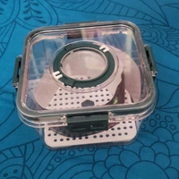 1100ml  Airtight Container With Time Keeping On Lid Breathable Valve Sealed Container -(Pack Of 4)