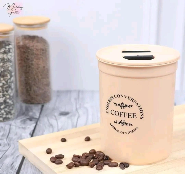 Tea-Sugar-Coffee Container - 3 Pcs