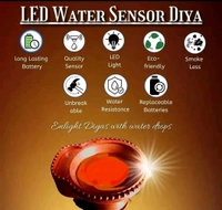 Led Water Sensor Diya 12pc