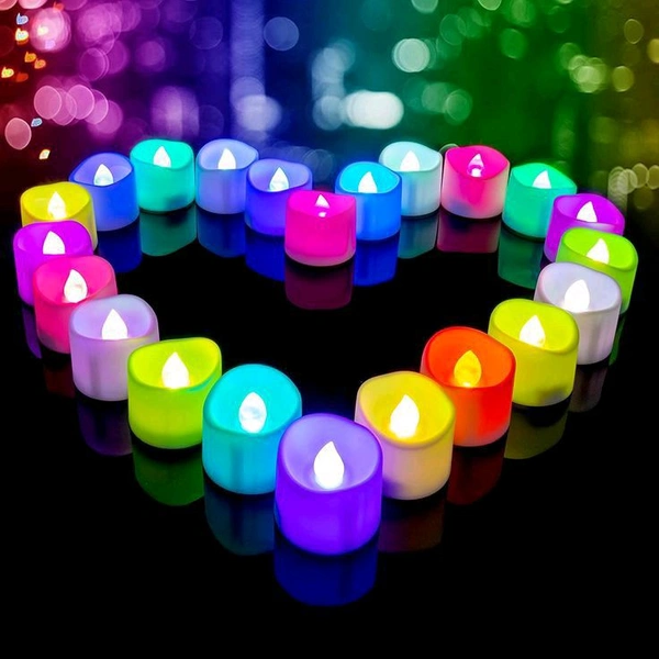 Flameless Led Tea lights/ Diya - 12pc