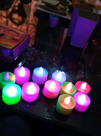 Flameless Led Tea lights/ Diya - 12pc