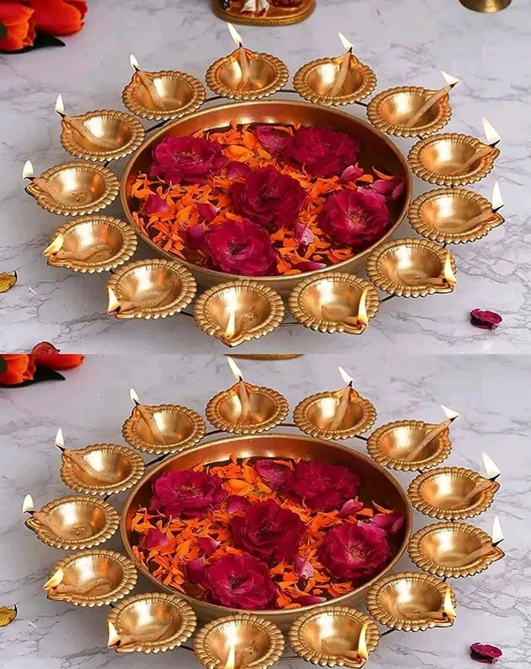 AMAZING DIYA URLI BOWL PACK OF 2 (12 INCHES)