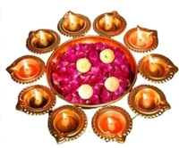AMAZING DIYA URLI BOWL PACK OF 2 (12 INCHES)