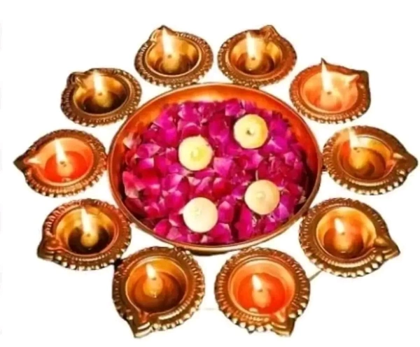 AMAZING DIYA URLI BOWL PACK OF 2 (12 INCHES)