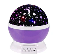 Star Master Rotating 360 Degree Moon Night Light Lamp Projector with Colors and USB Cable