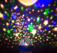 Star Master Rotating 360 Degree Moon Night Light Lamp Projector with Colors and USB Cable