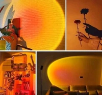 Sunset Lamp, Sunset Projection Lamp Sunset Light, 360 Degree Rotation Sunset