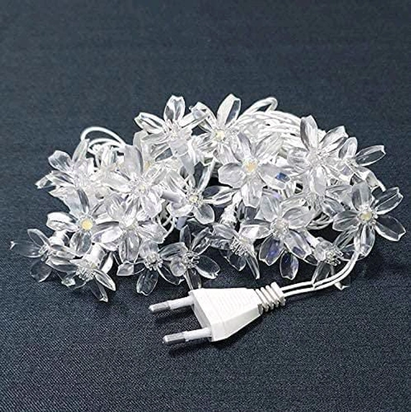 14 LEDs 3 m Multicolor Steady Flower Rice Lights Pack of 1
