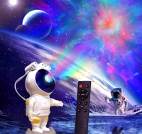 Astronaut Galaxy Projector with Remote Control, 360degree Adjustable Timer