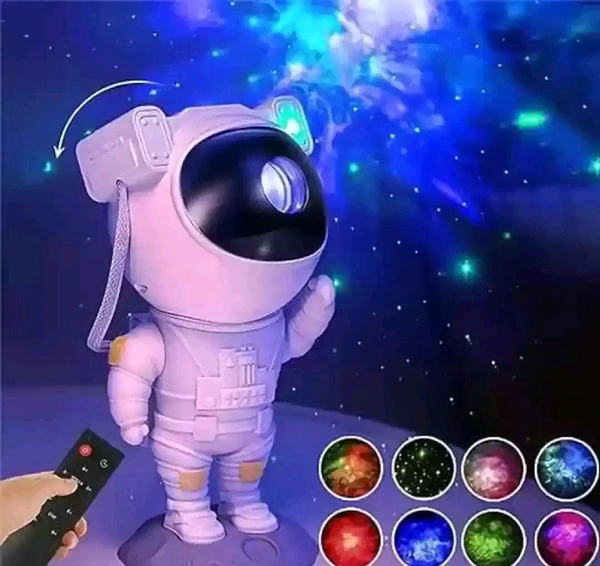 Astronaut Galaxy Projector with Remote Control, 360degree Adjustable Timer