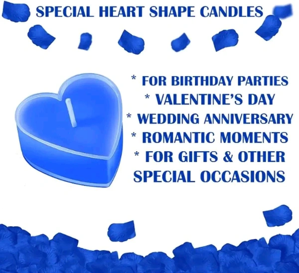 Jasmine Scented Love Shaped Candle  - 30