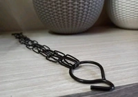 Virajsanchi Hanging Pots With Metal Chain 5 Pieces