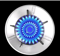 Heavy Silver Manual Gas Stove Stand Gas Saver Burner Stand (Silver) - 1Pc