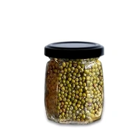 Crown Shape Glass Jars With Airtight Snug Seal Container