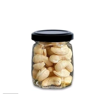 Crown Shape Glass Jars With Airtight Snug Seal Container