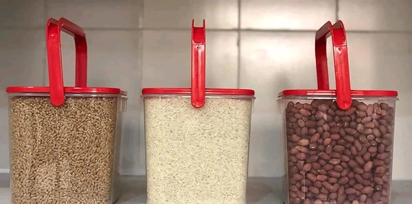 Plastic Storage Container set square for Rice