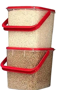 Plastic Storage Container set square for Rice