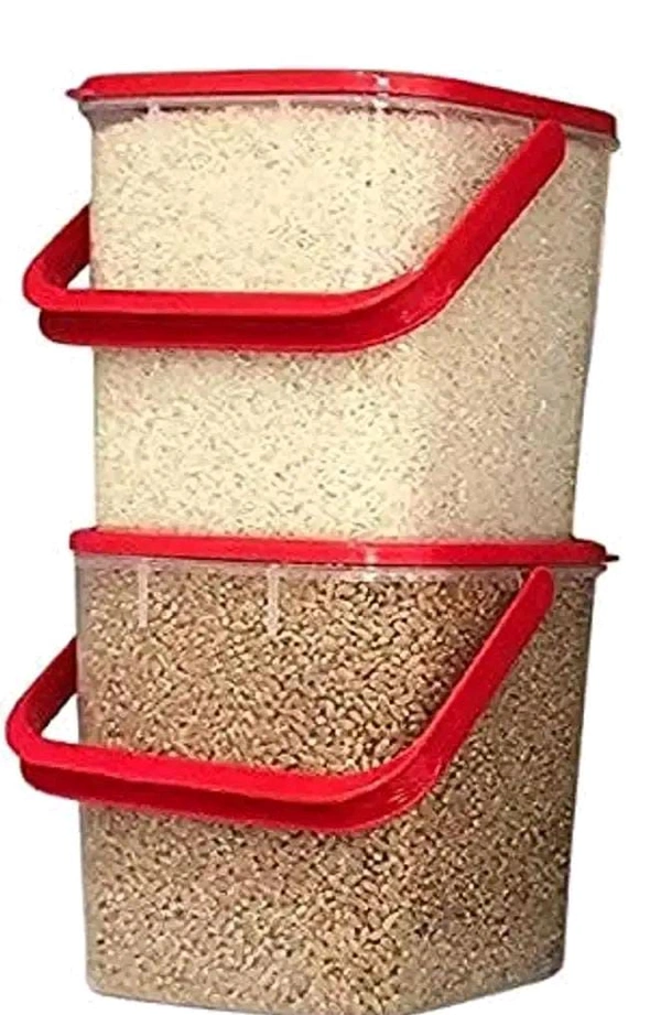 Plastic Storage Container set square for Rice