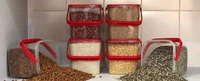 Plastic Storage Container set square for Rice