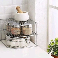 Stainless Steel Multipurpose Kitchen Corner Rack
