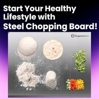 Stainless Steel Chopping Board (42x31cm)