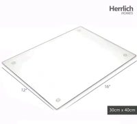Glass Chopping Board  - White