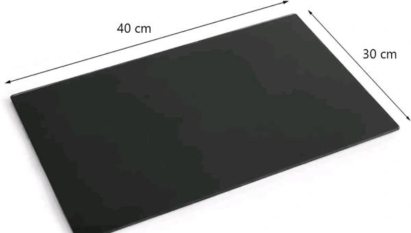Glass Chopping Board  - Black