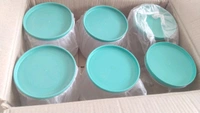 BPA FREE Transparent Plastic Jar - 6pc (900ml)