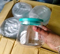 BPA FREE Transparent Plastic Jar - 6pc (900ml)