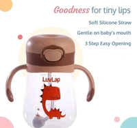 150ml Anti Spill Interchangeable Sippy Cup with Soft Silicone Spout and Straw