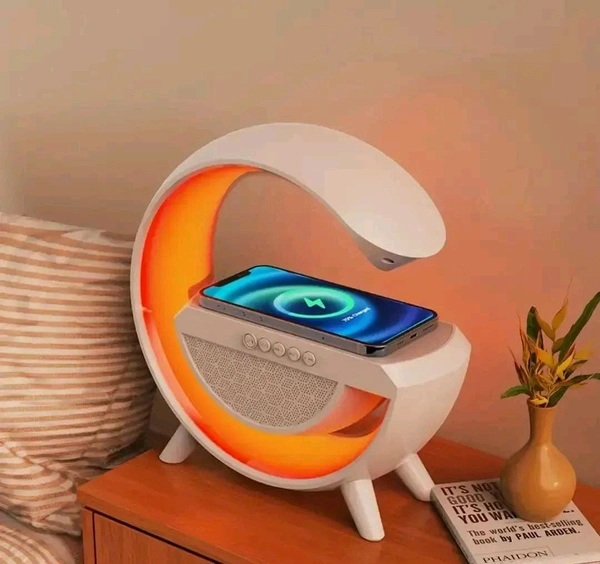 Wireless Charger Atmosphere  G Lamp with bluetooth speaker