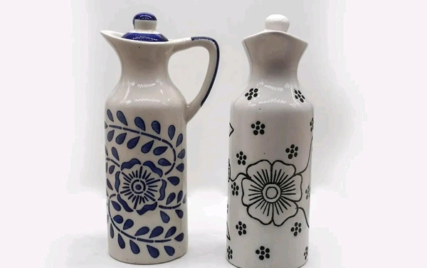 Handicrafts Ceramic Oil Dispenser 300ml Each Pack of 2