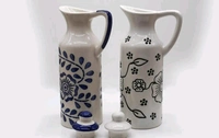 Handicrafts Ceramic Oil Dispenser 300ml Each Pack of 2