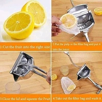 Aluminum Fruit Hand Squeezer