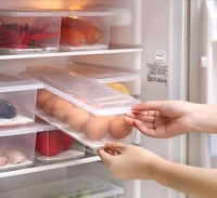 Fridge Storage Conatiner Set of 6 Freezer Container 1500ml