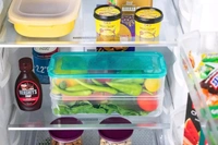 2000 ML - Pack of 1  Fridge Storage Boxes for Vegetables Fridge Organizers Case