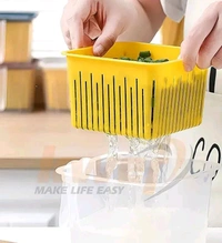 Fridge Containers For kitchen Storage With Removable Plastic Drain Basket (Pack Of 4)