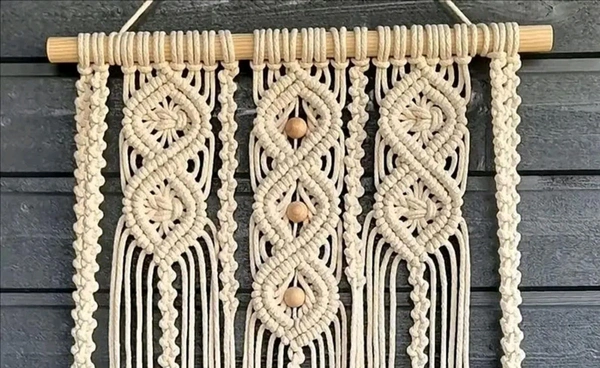 Macrame Wall Hanging Shelf